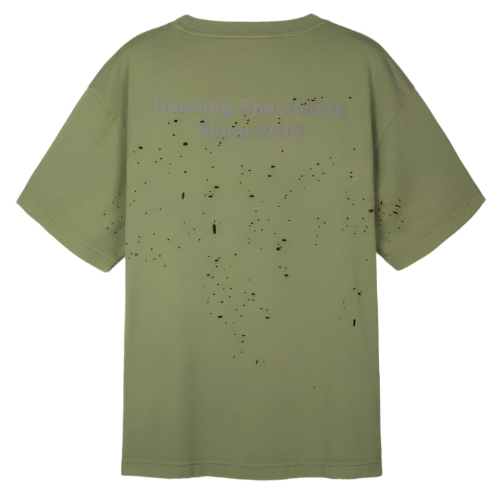 Satisfy Mothtec Tee - Mosstone