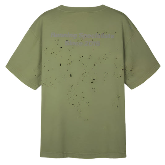 Satisfy Mothtec Tee - Mosstone