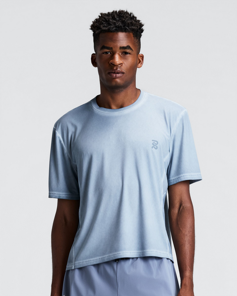 Bandit Men's FrioSoft™ Perforated Box Tee - Pavilion Blue