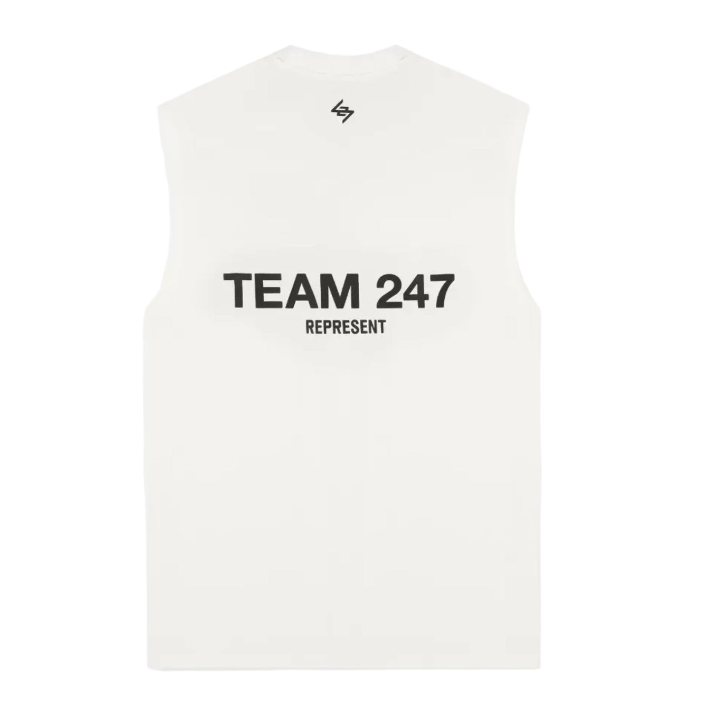 247 Represent Oversized Tank Team - Flat White