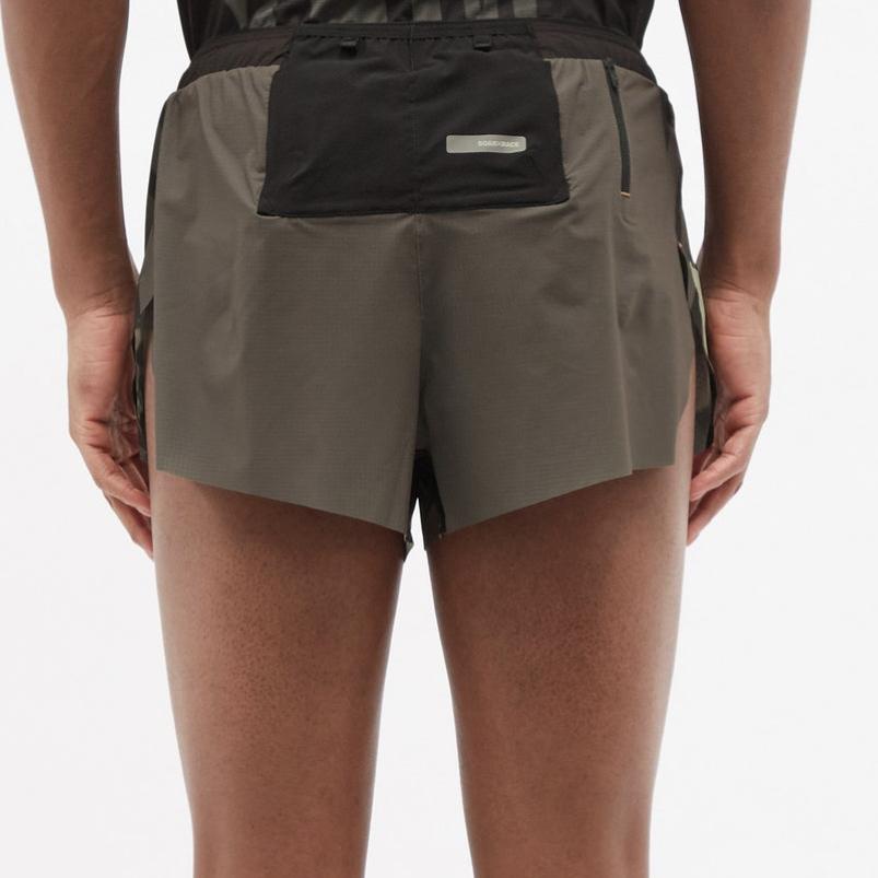 SOAR Running Striped Track Shorts