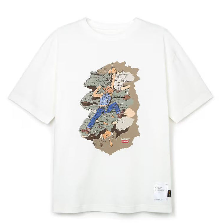Satisfy Mothtech Levi's Cordura Tee - Off White