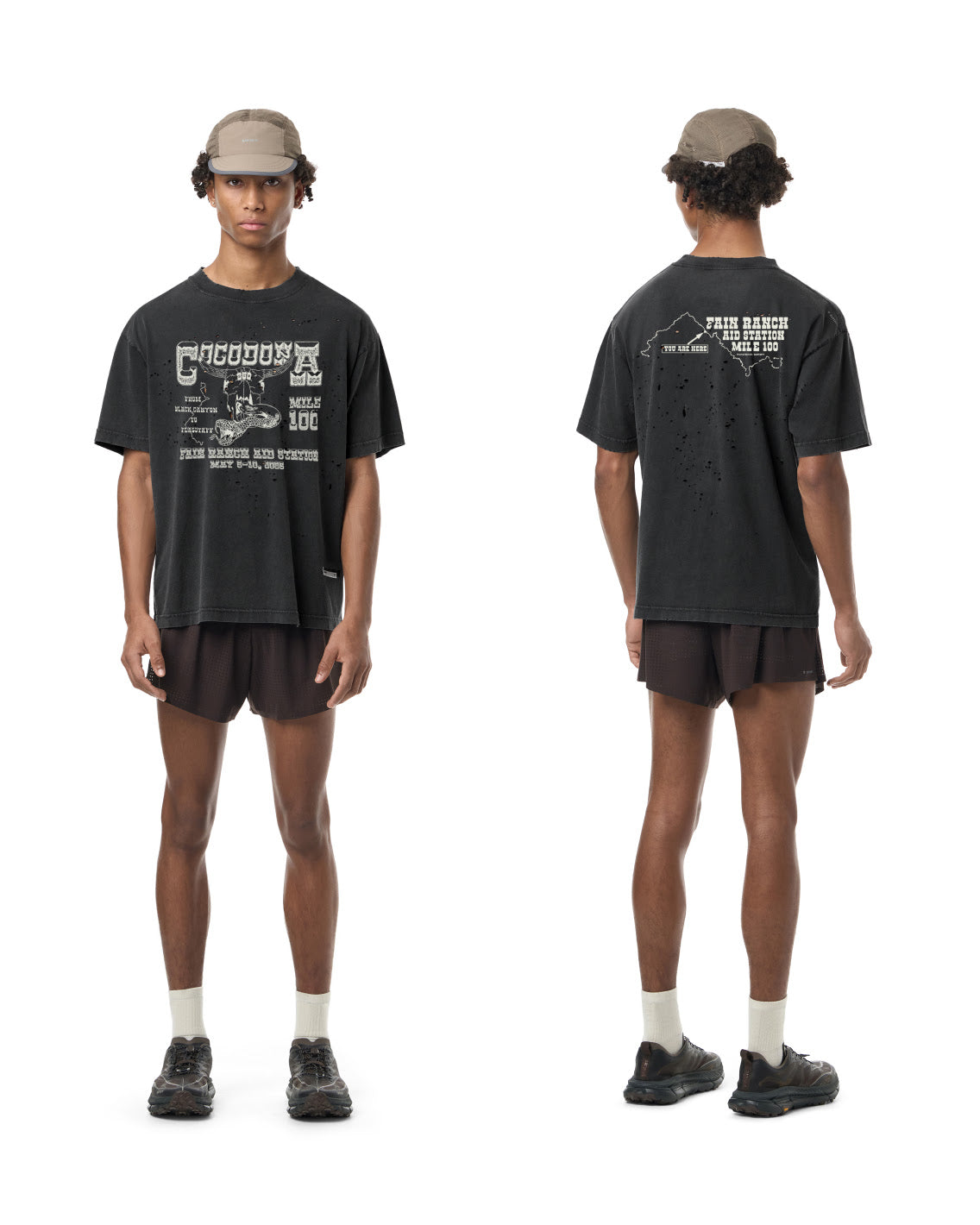 Satisfy Mothtech Codona Tee - Aged Black Limited