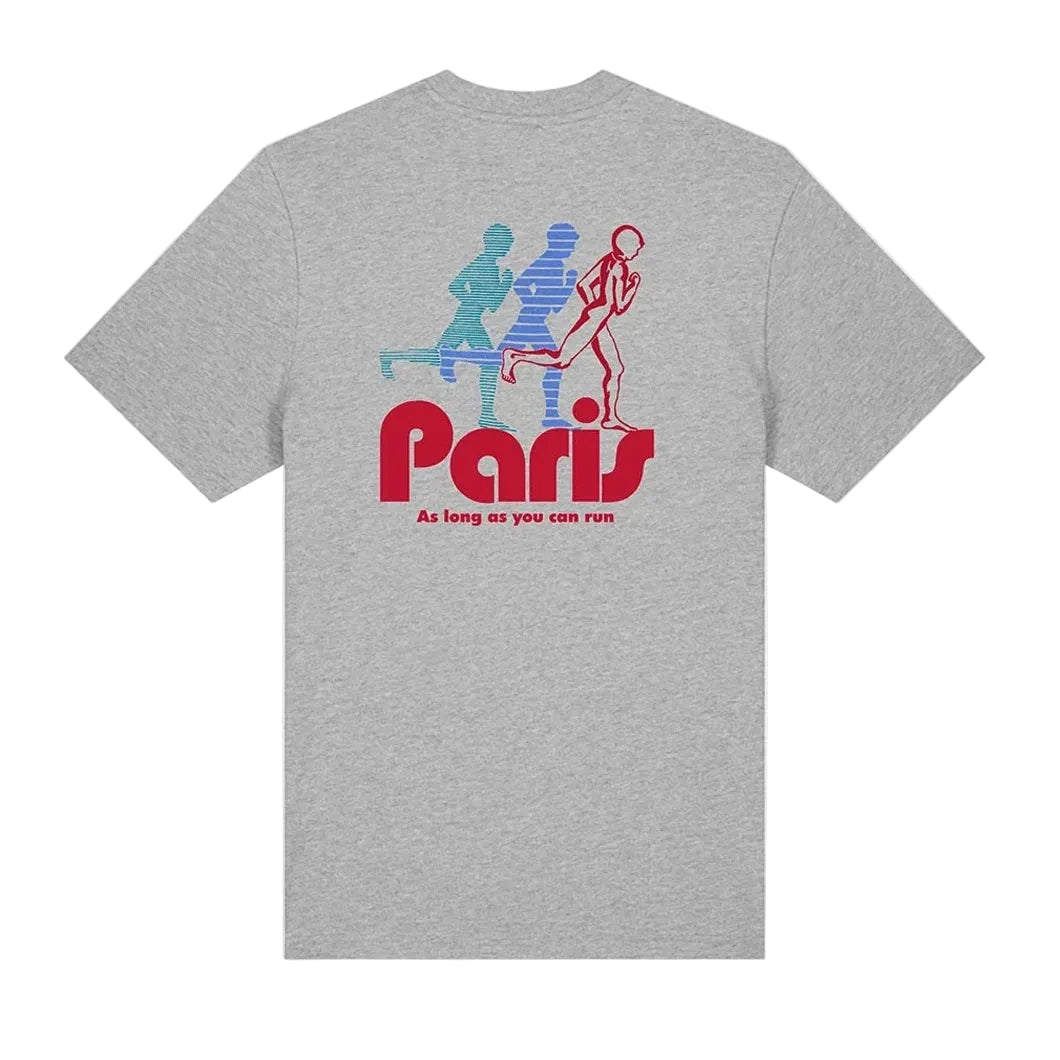 Distance Athletics Cotton Tee Paris Grey