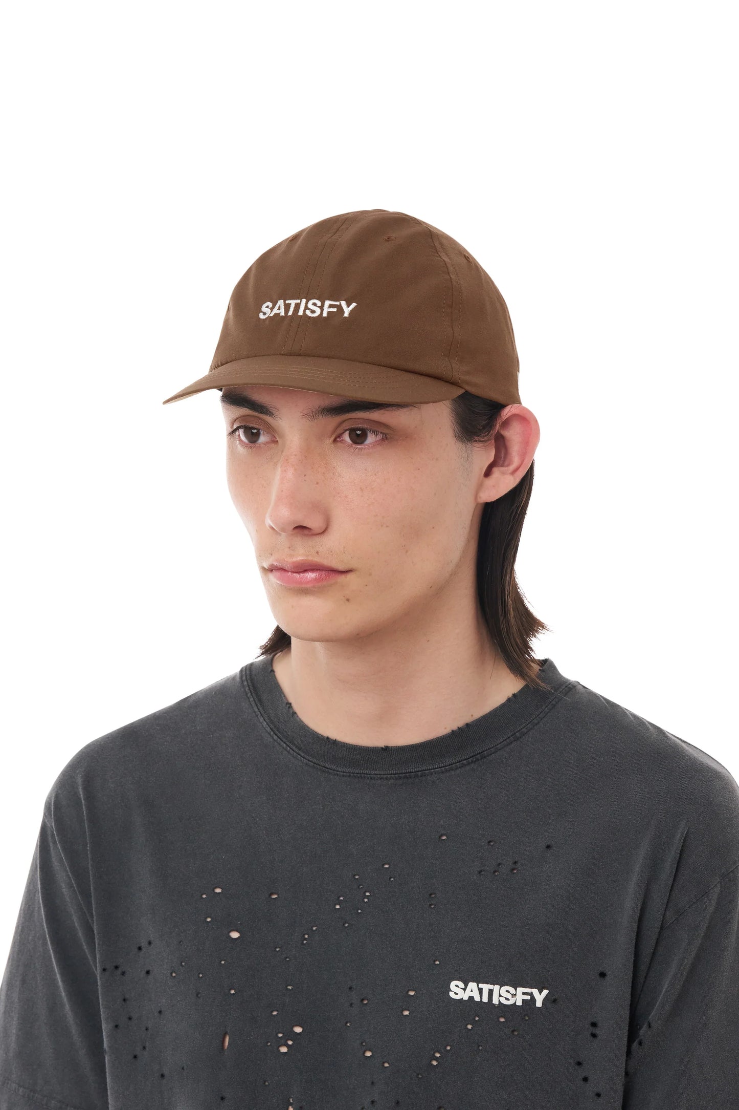 Satisfy Peaceshell Running Cap Brown