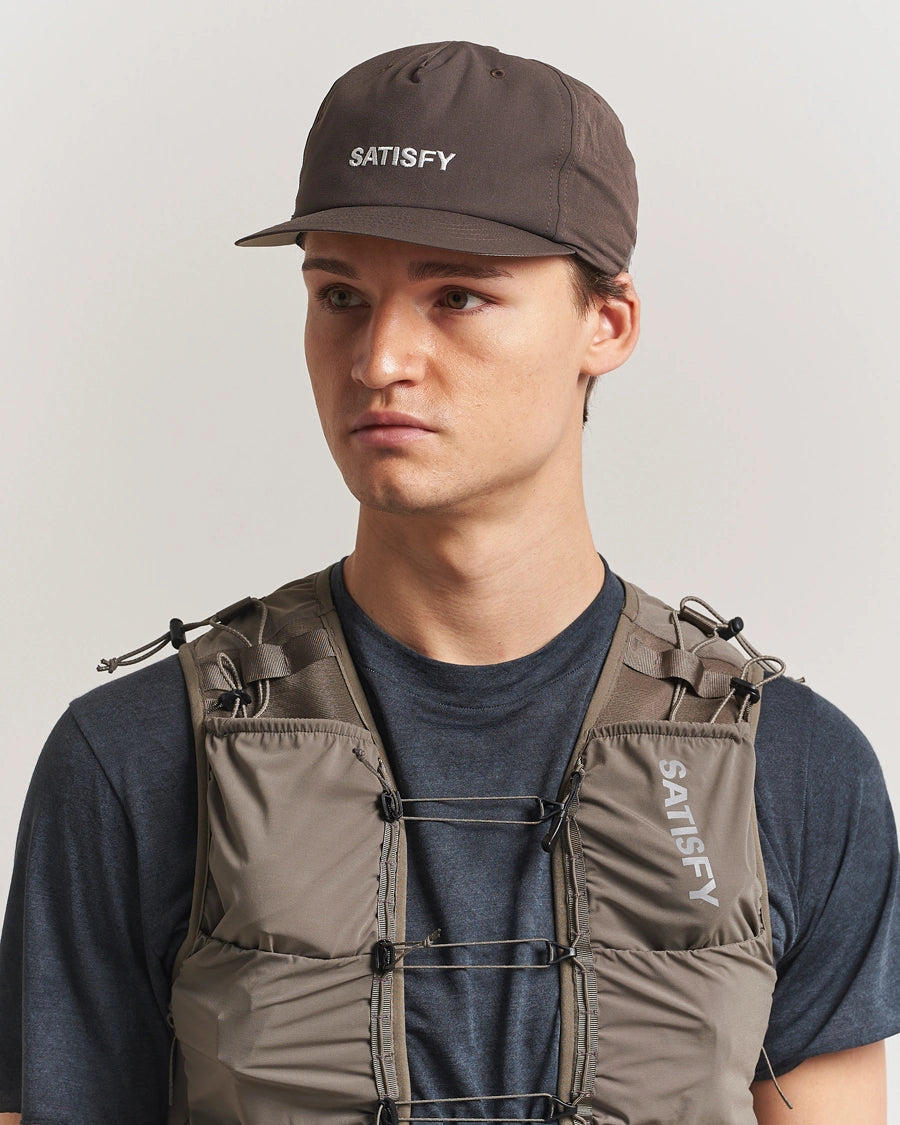 Satisfy Peaceshell 5 Panel Pinch Cap Brown