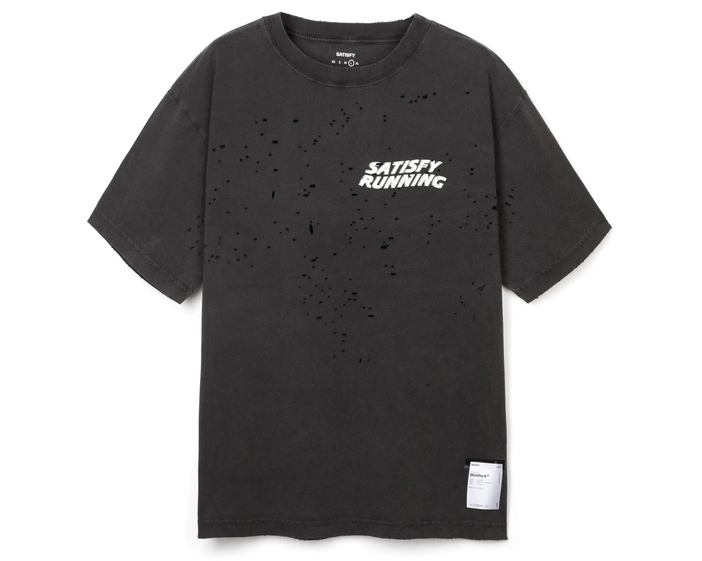 Satisfy Mothtec Tee Satisfy Running - Black