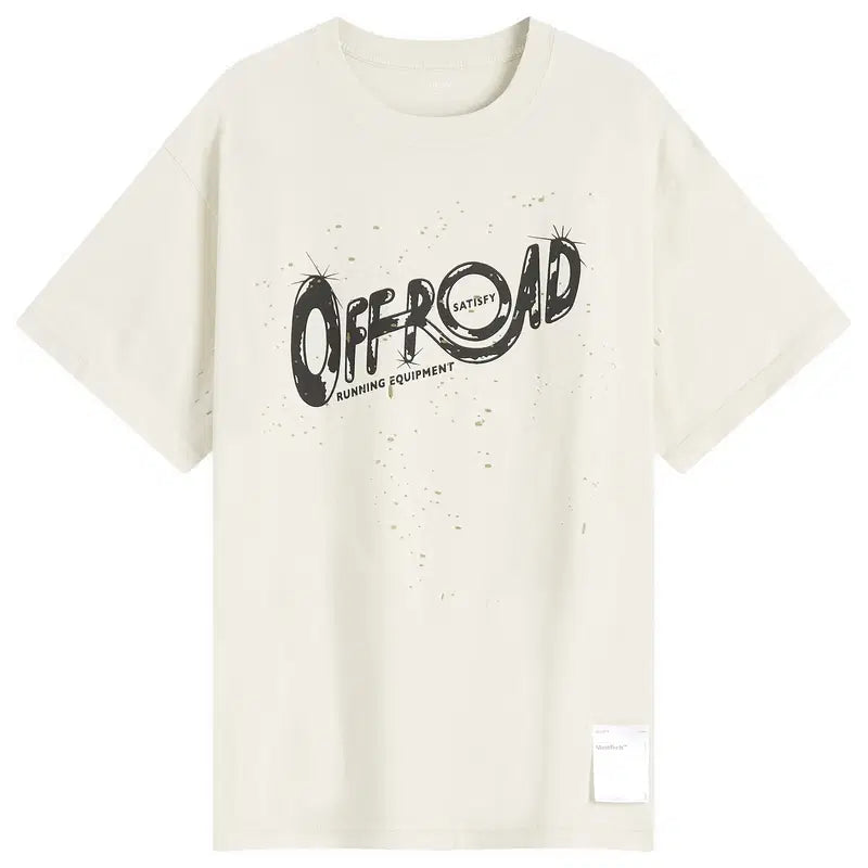 Satisfy Mothtech Off Road Tee - Ecru