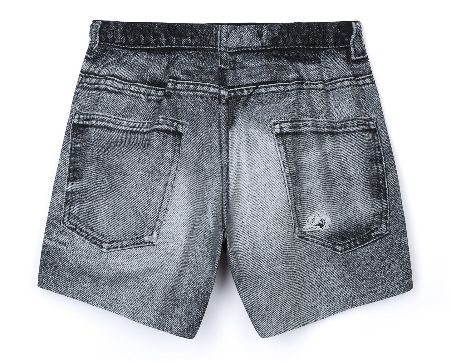 Peaceshell 5” Denim Shorts - Black