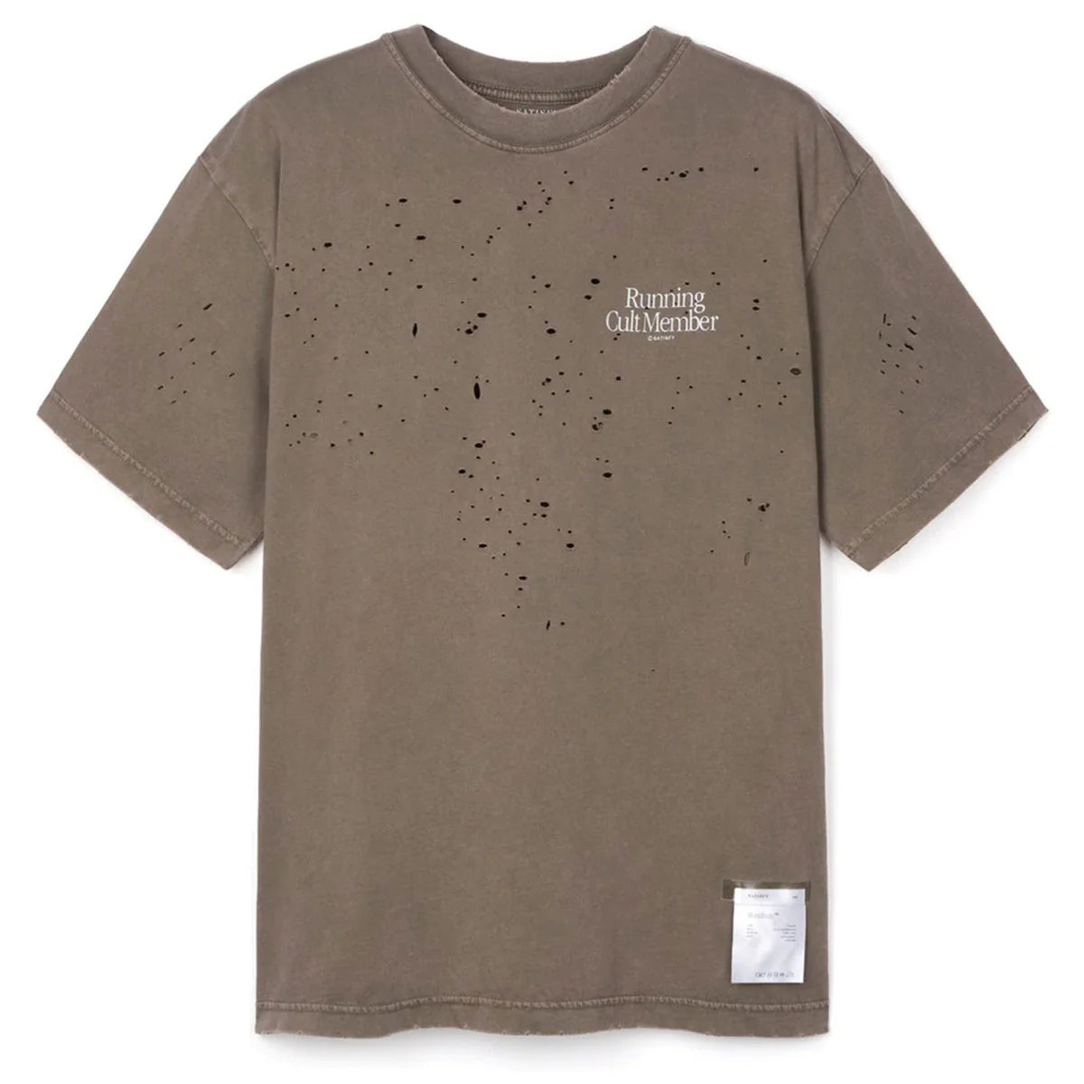 Satisfy Mothtech Tee - Aged Brown