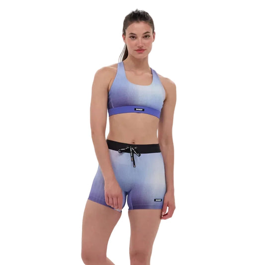 Bandit Cadence Draped Run Bra - Deep Perri Blue
