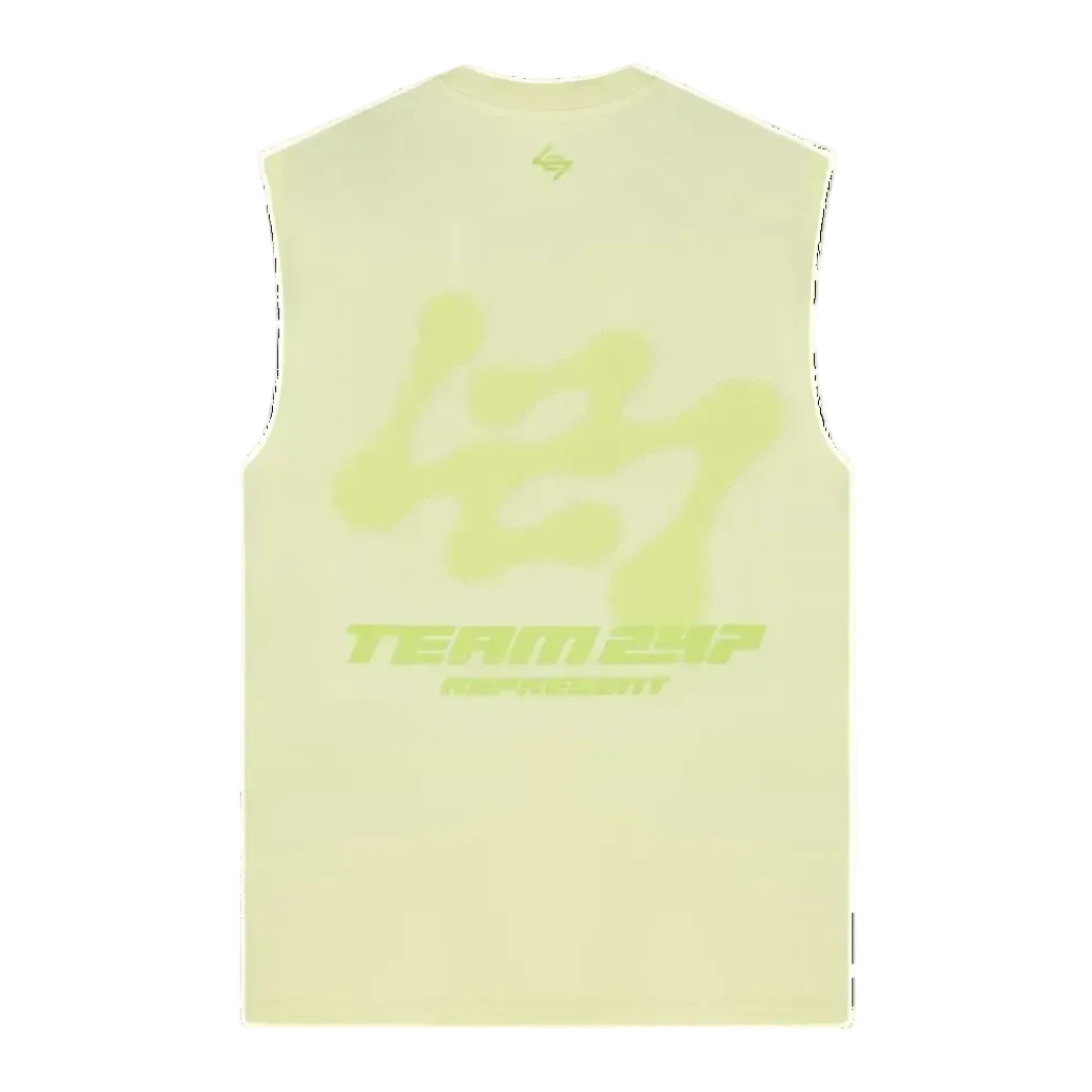 247 Represent Future Terrains Oversized Tank - Shadow Lime