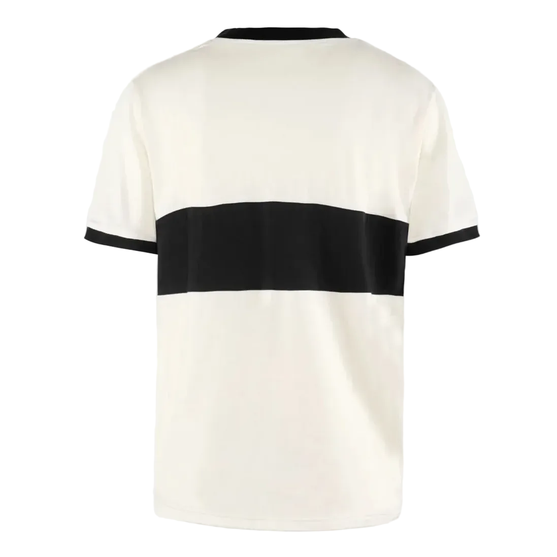 District Vision Japan Cotton Ringer Tee - Vintage White-Black