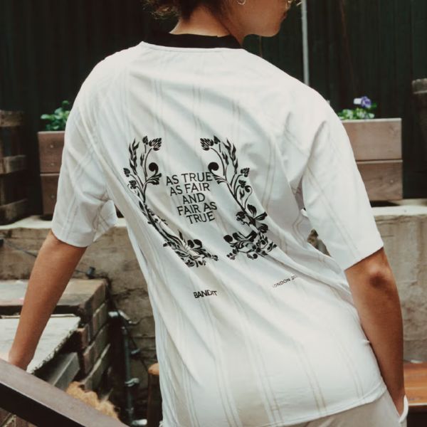 Bandit London Marathon 2025 SS Training Tee - White/OatMeal