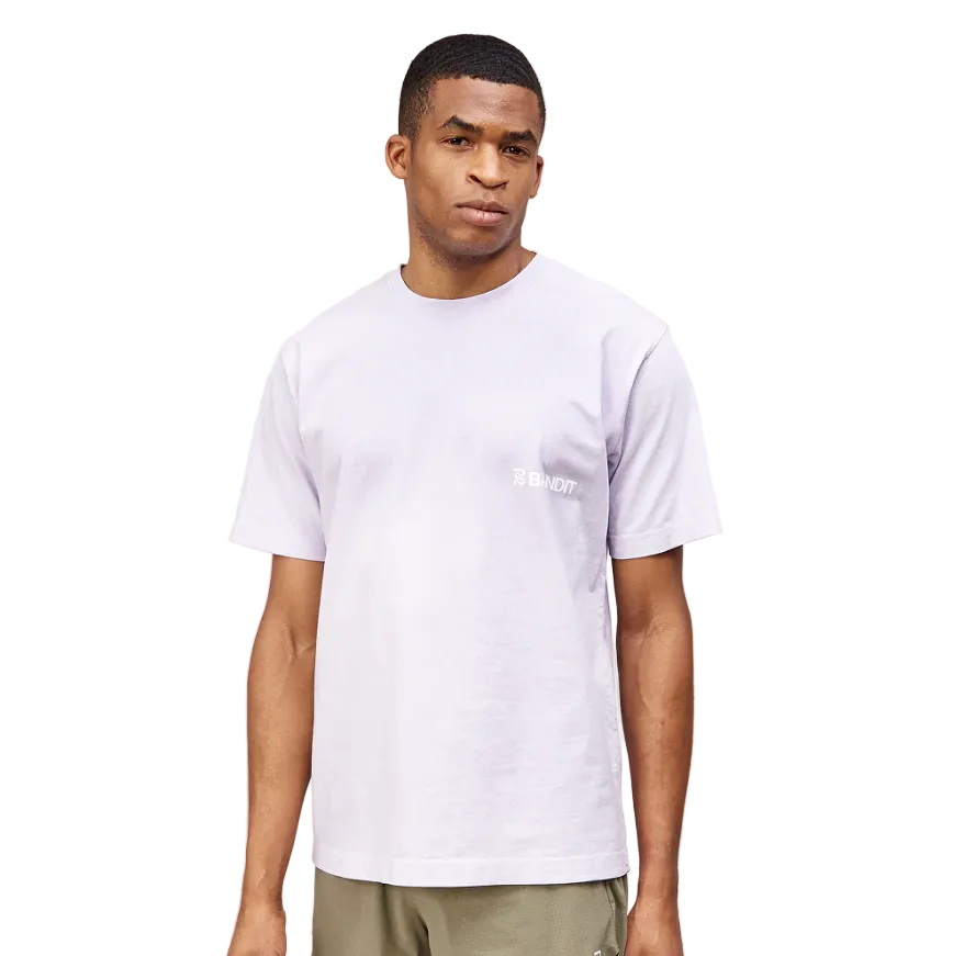 Bandit The Community Cotton Tee - Light Thistle