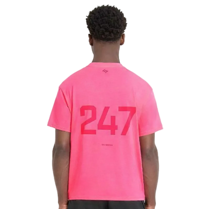 247 Represent Oversized Tee - Ultra Pink