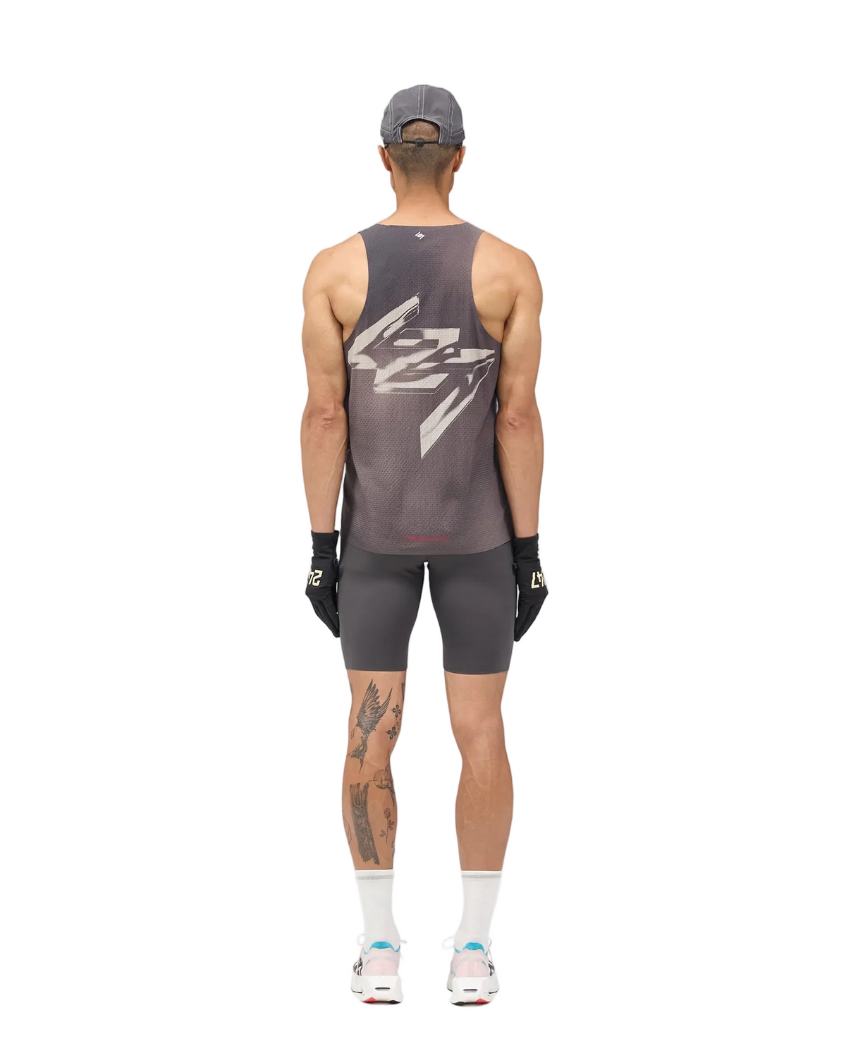 247 Represent Sydney Race Singlet - Washed Grey