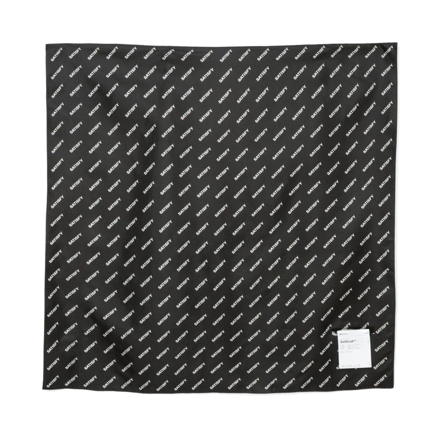 Satisfy SoftCell Carré de soie Bandana - Black SA
