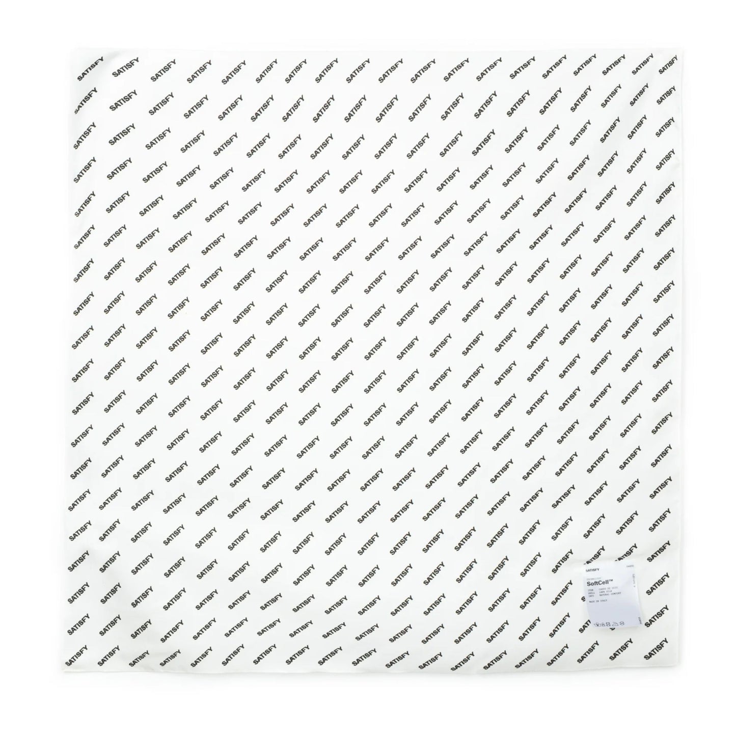 Satisfy SoftCell Carré de soie Bandana - White