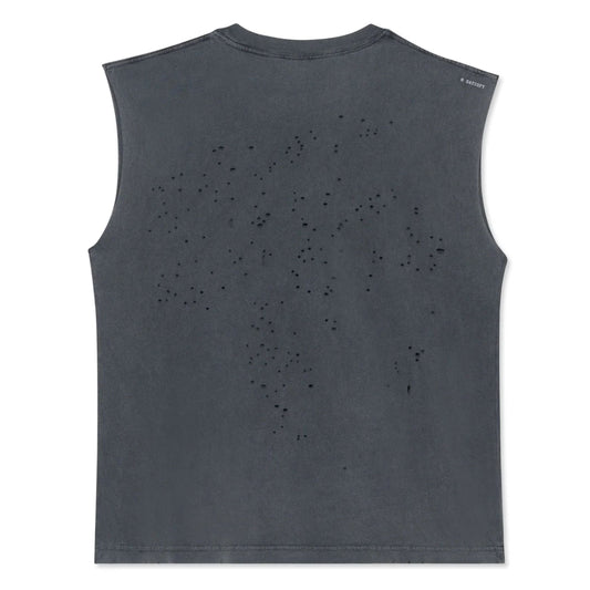 Satisfy Mothtech Muscle Tee - Aged Black