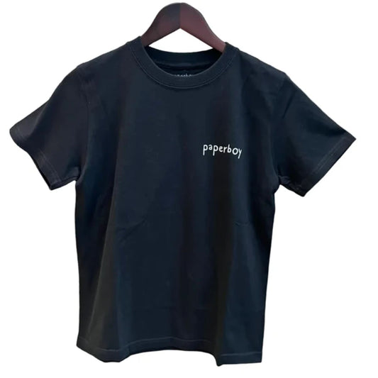 Paperboy Tee Run Delivery - Black