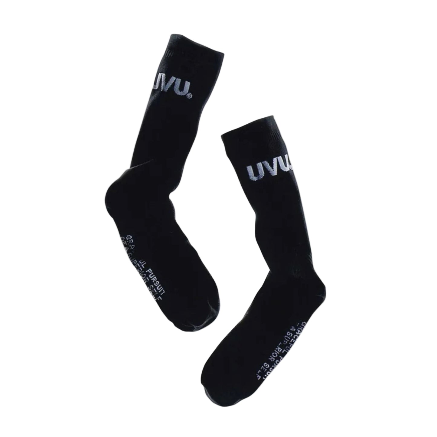UVU Running Socks - Black