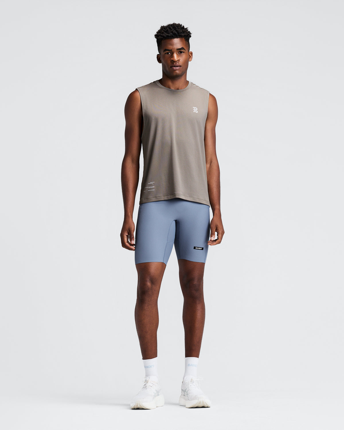 Bandit Men's Micromesh™ Run Tank - Concrete Taupe - XS