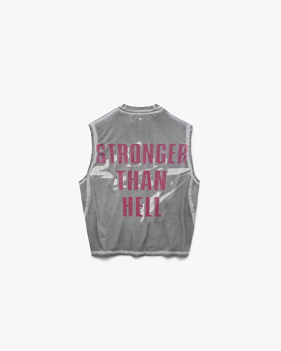 247 Represent Sydney Race Tank - Washed Grey