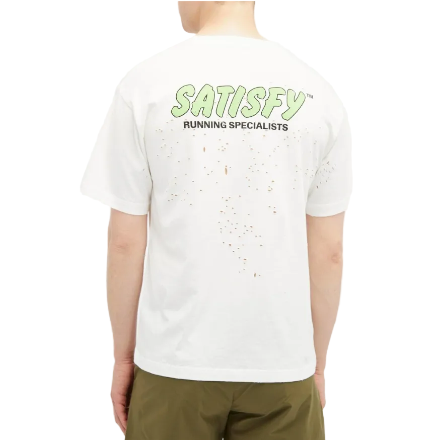 Satisfy MothTech Running Specialists Tee - Off-White