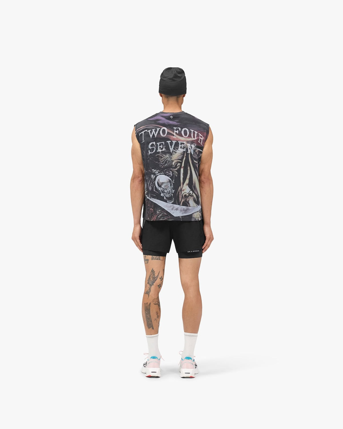 247 Represent x Avenged Sevenfold City Of Evil Tank - Aged Black