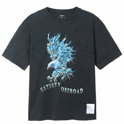 Satisfy Mothtech Tee Eagle LG4 - Aged Black