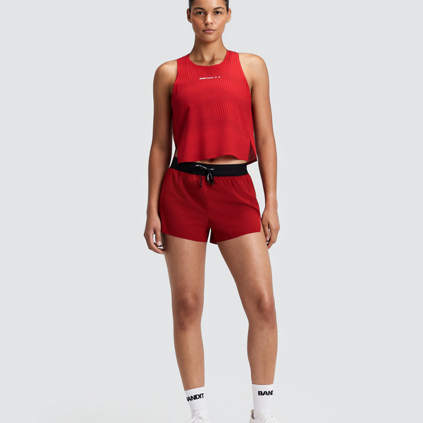 Bandit Women's RipSpeed™ 3" Split Shorts - Oxide Red