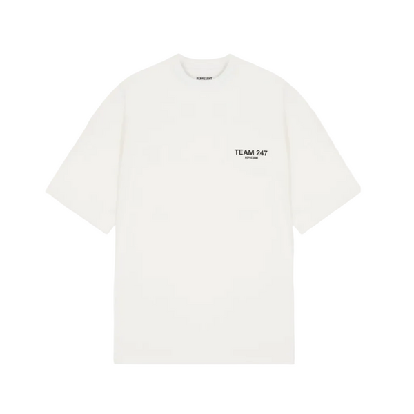 247 Represent Team Oversized Tee - Flat White