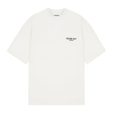 247 Represent Team Oversized Tee - Flat White