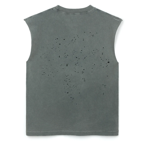 Satisfy MothTech Muscle Tee - Faded Black