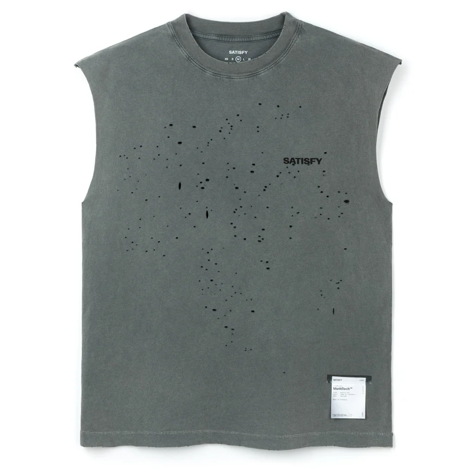 Satisfy MothTech Muscle Tee - Faded Black