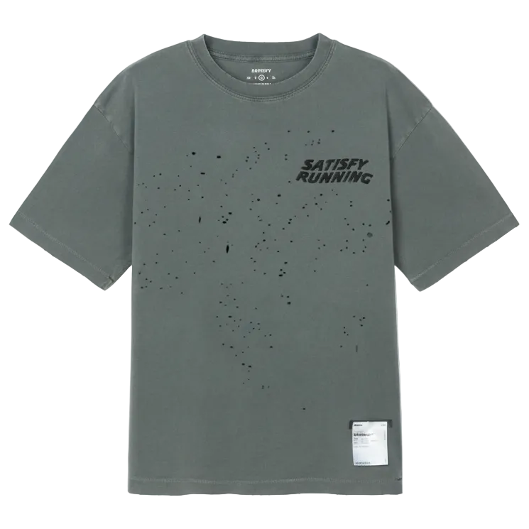 Satisfy Mothtech Tee Satisfy Running - Faded Black WA