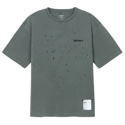 Satisfy MothTech Tee - Faded Black