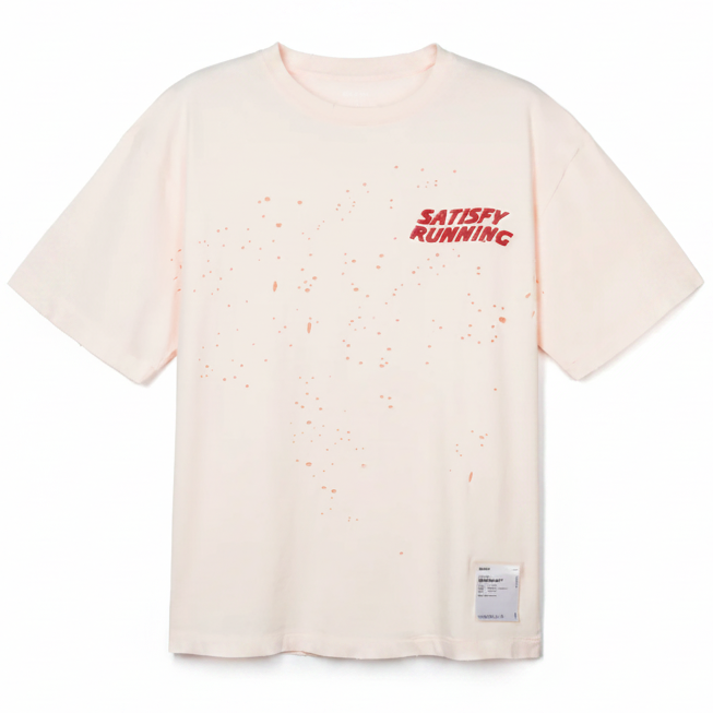 Satisfy Mothtech Tee Satisfy Running - Sun Bleached Rosewater