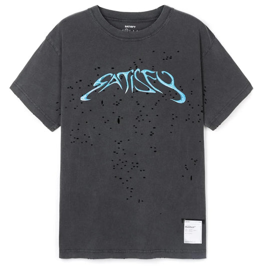 Satisfy Mothtec Tee - Aged Blue Black