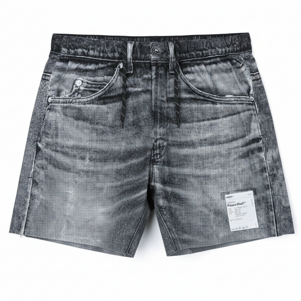 Peaceshell 5” Denim Shorts - Black