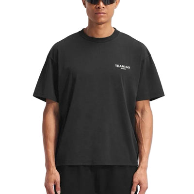 247 Represent Team Oversized Tee - Jet Black