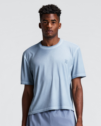 Bandit Men's FrioSoft™ Perforated Box Tee - Pavilion Blue