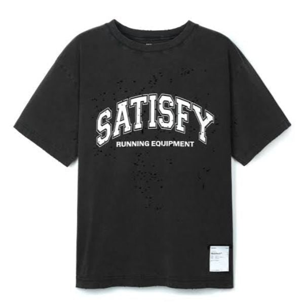 Satisfy Mothtech Tee - Running Equipment Aged Black