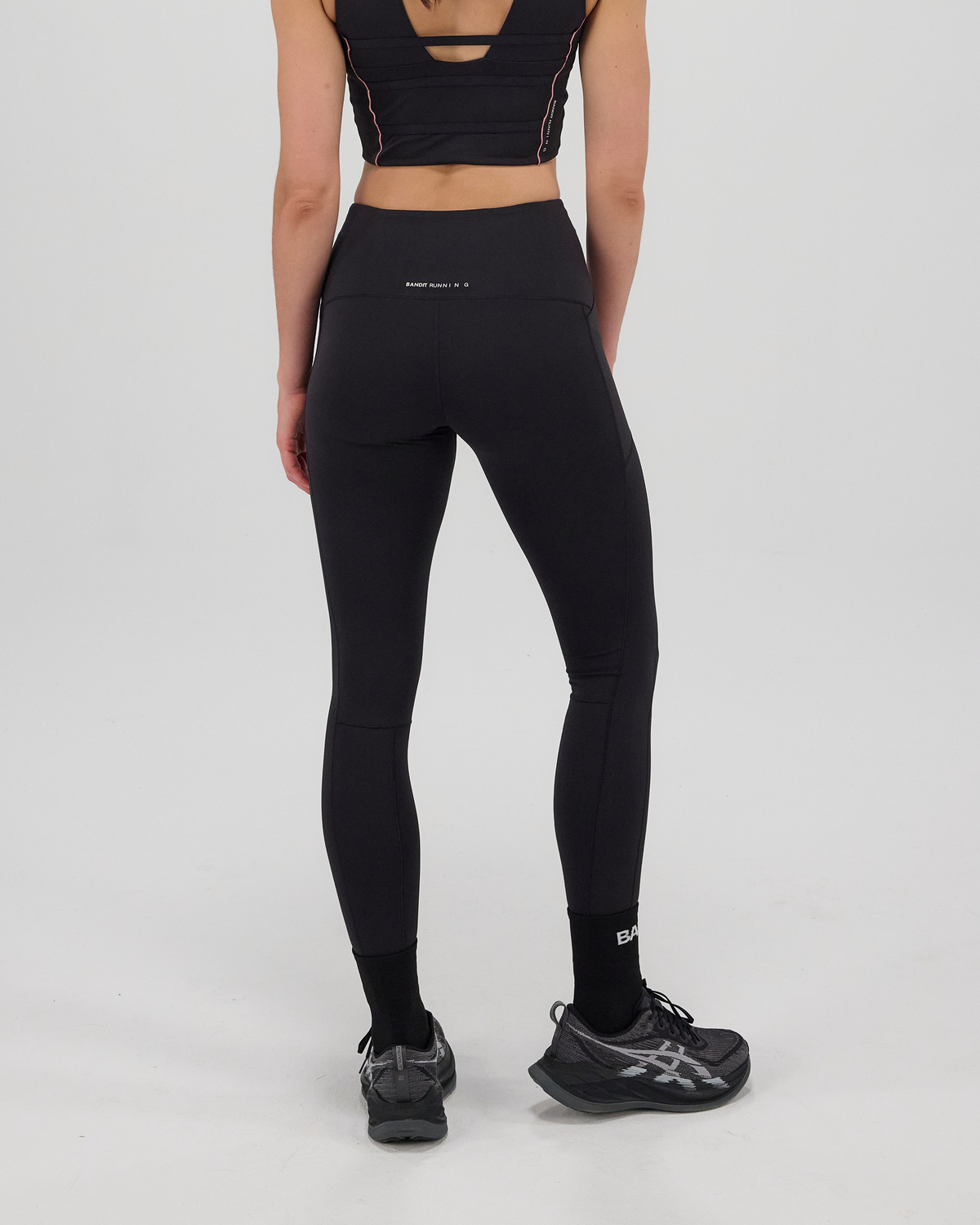 Bandit Women’s Flatlock High Waist Leggings Black