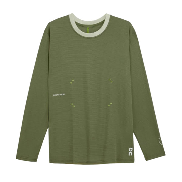ON Running x Distance Pace Long Tee - Taiga Green