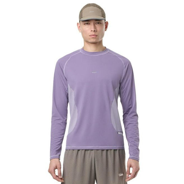 Satisfy Auralite Tech Long Tee - Purple Sage