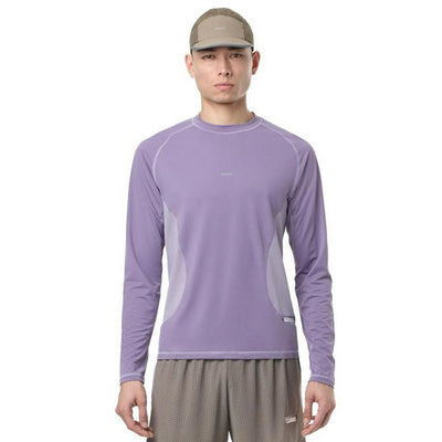 Satisfy Auralite Tech Long Tee - Purple Sage