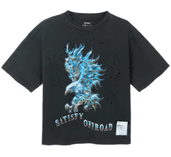 Satisfy Mothtech Women’s Tee Eagle Offroad - Aged Black