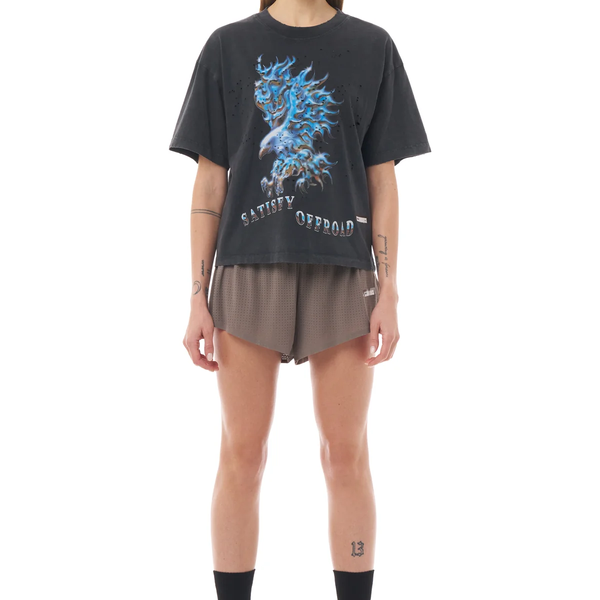 Satisfy Mothtech Tee Women's Eagle LG4  - Aged Black